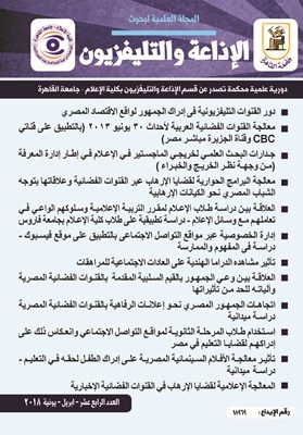 المجلة العلمية لبحوث الإذاعة والتلفزيون